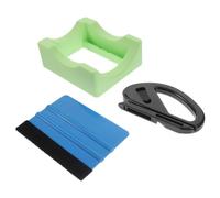 RUNROTOO Support de Tasse en Silicone Antidérapant Protège Bouteilles sans Rayures Raclette en Feutre, 1 Set pour Loisirs Créatifs Accessoire Pratique Maison