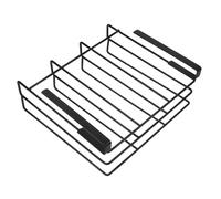 RUNROTOO Support Double Couche pour Planche à Découper en Acier Inoxydable, Organisateur Cuisine Élégant et Gain de Place, Cuisine Moderne