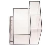 RUNROTOO Support Organisateur de Rangement pour Polissoir de Manucure en Plastique Noir pour Outils de Manucure, pour École de Nail Art et Formation Professionnelle