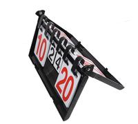 RUNROTOO Tableau de Score Portable en Plastique pour Basketball et Tennis, Accessoires Basket Multifonctions, Pages Faciles à Tourner, pour Jeux Sportifs