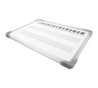 RUNROTOO Tableau Effaçable à Sec à Portée Musicale Surface Double Face Panneau Enseignement Suspendu et Résistant pour Pratique Musicale à Domicile et Classe