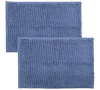 RUNROTOO Tapis de Sol pour Cochon d'Inde Lavable en Chenille 2pcs, Doublure Réutilisable pour Cage de Petits Animaux, Antidérapant et Confortable pour Entraînement