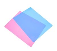 RUNROTOO Tapis en Silicone 2pcs pour Résine Époxy Diy, Isolant Thermique et Antiadhésif, pour Créations Artisanales sur Mugs Résine et Tumblers Pailletés