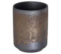 RUNROTOO Tasse à Café en Céramique Rustique 300 Ml sans Anse, Gobelet à Thé Effet Fer Rouillé pour Maison, Bureau et Service à Thé Kung Fu