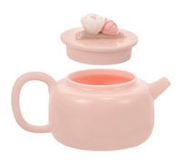 RUNROTOO Théière en Céramique Artisanale à Motif Floral, Petite Bouilloire Portable pour Service à Thé Kung-fu, Théière de Salon de Thé pour Maison et Bureau, Style Chinois Classique