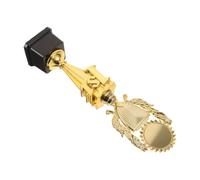 RUNROTOO Trophée en Plastique Or Rang 1 Course Auto PP Stable | Quatre Piliers, Base Large Épaissie, Finition Vive, Entretien Facile, Usage Compétition et Fête