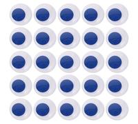 RUNROTOO Yeux Mobiles Autocollants Matériel de Loisirs Créatifs 100 Pièces en Plastique Bleu pour Bricolage , Accessoires pour Poupées , Décorations Halloween et Bureau