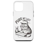 Runrr mon dernier e-mail drôle d'amant de chat. Coque pour iPhone 12 mini