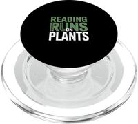Runs on Plants Donne végétalien drôle PopSockets PopGrip pour MagSafe