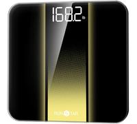 RunSTAR Balance Pese Personne Pour Poids et Masse Grasse, Haute précision avec grand écran rétroéclairé à LED clair, Pese personnes avec verre trempé de 6 mm, 180 kg/400 lb