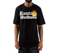 Runtz Men's World Short Sleeve T Shirt Black Clothing Apparel Skateboarding S. Black