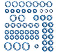 Runup 55 pièces Kit de roulement Complet roulements scellés en Caoutchouc pour Traxxas TRX-6 1/10 RC pièces de Mise à Niveau de Voiture sur chenilles