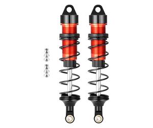 Runup Amortisseur RC réglable avant/arrière pour 1/8 ARRMA Typhon 6S, Trax-Sledge en aluminium, FS Racing JLB HSP LRP Hobao Hongnor DF Truggy (2 pièces avant rouges)
