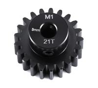 Runup CrMo Acier 5mm M1 Pignon 20T-25T Engrenage Moteur pour 1/8 ARRMA KRATON 6S 1/10 Arrma HSP Redcat Losi HPI E-Revo VXL MAXX (21T)