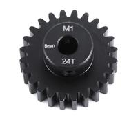 Runup CrMo Acier 5mm M1 Pignon 20T-25T Moteur Engrenage pour 1/8 ARRMA KRATON 6S 1/10 Arrma HSP Redcat Losi HPI E-Revo VXL MAXX (24T)