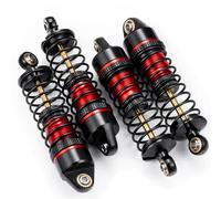 Runup Kit d'amortisseurs en aluminium 58 mm avant arrière pour Arrma 1:18 Granite Grom/Typhon Grom Mega 380-ARA2106 Pièces de mise à niveau de camion (noir rouge)