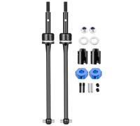Runup Lot de 2 arbres de transmission universels en acier CVD pour roue avant et arrière 1/10 Tra-xxas Rustler