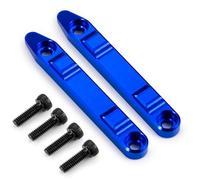 Runup Lot de 2 rails de toit en alliage d'aluminium pour pièces de mise à niveau ARRMA Mojave GROM Desert Truck 1/14 (bleu)
