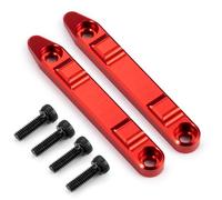 Runup Lot de 2 rails de toit en alliage d'aluminium pour pièces de mise à niveau ARRMA Mojave GROM Desert Truck 1/14 (rouge)