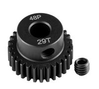 Runup Pignon de moteur en acier 48P alésage 5 mm 17-29T pour Arrma HPI Kyosho Losi Axial Tra-xxas Tamiya 1/5 1/6 1/8 1/10 RC Voiture Monster Truck Buggy (29T)