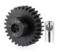 Runup Pignon en acier 32P 5 mm 26T 27T 28T 29T 30T 31T 32T 33T 34T 35T 36T 37T 38T Transmission de moteur pour pièces de voiture RC 1/10 1/8 1/6 1/5 RC (29T)