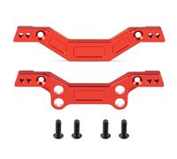 Runup RC Buggy Plaque d'amortisseur avant et arrière en aluminium 7075 pièces de mise à niveau Compatible avec Arrma 1/14 Mojave Grom Mega 380 1/16 Mojave Grom 1/18 Granite Grom Pièces de mise à