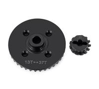 Runup Steel Diff Gear 37T 13T Kit de vitesses différentiel avant et arrière pour 1/8 Tra-xxas Maxx Slash 4X4 (arrière)