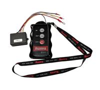Runva Télécommande sans Fil Universelle pour treuil 12V/24V, portée 15 m, kit récepteur avec Pile 9V pour dépanneuse, remorque et Tout-Terrain WSE3+WSR4