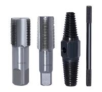 RUNYU® 4 PCS Extracteur de Tuyau 1/2" et 3/4" Filetage Robinet Outil pour Filiere Plomberie de Réparation