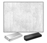 RUNYU Matelas isolant en aluminium - Pliable - 150 × 200 cm - Couverture isolante en aluminium - Tapis d'extérieur en mousse ultra léger - Tapis de camping Iso en aluminium