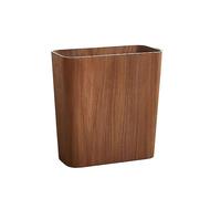 RUNZE765Z Corbeille à Papier Poubelle de Salon sans Couvercle, Grande capacité, Style Minimaliste, hôtel, ménage, Salon, Chambre à Coucher, Corbeille étroite en Bois Poubelle De Bureau(B)