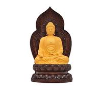 RUNZE765Z Décorations d'intérieur Sculpture de Bouddha d'une Fabrication exquise offrant des Ornements Zen à la Maison, Artisanat en résine, décoration intérieure Feng Shui au Bureau