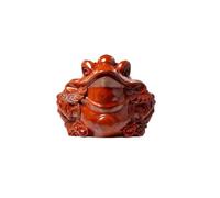 RUNZE765Z Décorations d'intérieur Un Crapaud Chinois Feng Shui à Trois Pattes, Grenouille d'argent, Attire la Richesse et Chance, décoration de Maison Feng Shui au Bureau