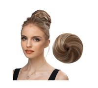 RUNZE765Z postiche Cheveux Naturel Extension de Chignon synthétique à Clip, postiche, Fausse Queue de Beignet, Chignon à Cordon de Serrage, postiche Chignon, Queue de Cheval Filet Chignon(10H16)