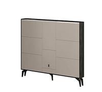 RUNZE765Z Rangement d'entrée Seau à Chaussures Simple et Ultra-Mince Rabat, idéal for l'entrée ou Le Hall Gestion des Chaussures