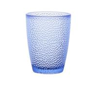 RUNZE765Z Verres de cuisine Acrylic Raindrop Textured Drinking Cup, Stackable Heat-resistant Water for Juice Beverages Beer pour jus(Blue,Grand)