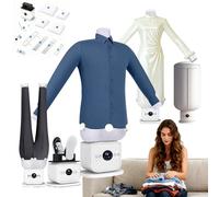 RUODATONLY Machine a Repasser et Plier Automatique 3 en 1 | Repasse Chemise et Pantalons | Mannequin de Repassage | Defroisseur purificateur calor