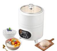 RUODATONLY Yaourtière 8L/12L, avec minuterie et contrôle de la température, Fermentation à température constante à 360°, pour yaourts probiotiques, natto et vin de Riz Maison White-12L