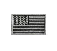 Ruoming Ruoming Lot de 1 patch thermocollant brodé drapeau national 2 - 8 x 5,1 cm - Pour vêtements et sacs (États-Unis)