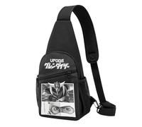 RUOPASWEAST Gold%orak Japanese UFŏ%robot Manga Sac Bandoulière Grendizer - Style Manga Japonais UFŌ - Fourre-Tout Décontracté Unisexe - Sac Poitrine Anime - Cadeau Fan de Robot - Cadeau Geek