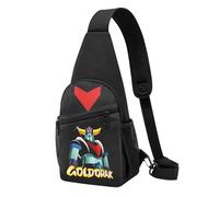 RUOPASWEAST Gold%orak Japanese UFŏ%robot Manga Sac Bandoulière Grendizer - Style Manga Japonais UFŌ - Fourre-Tout Décontracté Unisexe - Sac Poitrine Anime - Cadeau Fan de Robot - Cadeau Geek