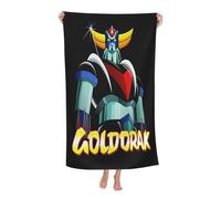 RUOPASWEAST Gold%orak Japanese UFŏ%Robot Manga Serviette De Plage Grendizer - Design Manga Robot Japonais UfŌ - 80x130 Cm - Microfibre Super Absorbante - Séchage Rapide - Cadeau pour Fans D'Anime