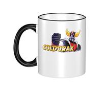 RUOPASWEAST Japanese Manga Golderak UFŏ%robot Mug Grendizer - Design Manga Japonais UFŌ - Céramique 330ml - Pour Café/Thé - Bureau & Maison - Cadeau pour Fans d'Anime - Classique Intemporel
