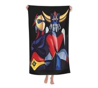 RUOPASWEAST Japanese Manga Golderak Ufŏ%Robot Serviette De Plage Grendizer - Design Manga Robot Japonais UfŌ - 80x130 Cm - Microfibre Super Absorbante - Séchage Rapide - Cadeau pour Fans D'Anime