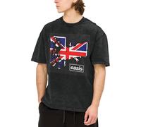 RUOPASWEAST Liam Singer Gallagher T-Shirt Vintage en Coton délavé pour Homme, épaules Tombantes, Manches Courtes, Oversize, Cadeau pour Les Fans de Concerts Large