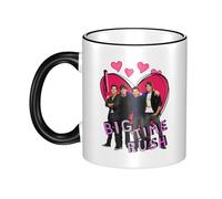 RUOPASWEAST Time Rock Music boy band Rush Mug Céramique 330ML - Tasse à Café avec Poignée et Bord Coloré - Design BTR - Résistant au Lave-vaisselle - Cadeau pour Fans de Musique