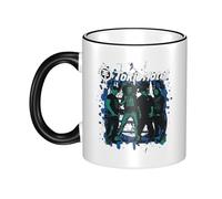 RUOPASWEAST Tokyo Music Rock Band Kaulitz Hotel Mug Céramique 330ml Bord Coloré - Tasse Café Rock Groupe Allemand - Cadeau Fan Musique Pop Rock - Accessoire Cuisine Déco