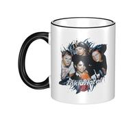 RUOPASWEAST Tokyo Music Rock Band Kaulitz Hotel Mug Céramique 330ml Bord Coloré - Tasse Café Rock Groupe Allemand - Cadeau Fan Musique Pop Rock - Accessoire Cuisine Déco