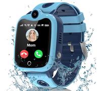 Ruopoem 4G Montre Connectée Enfant, Montre GPS Enfant Tracker avec SIM Appel Vidéo Chat Vocal GPS SOS Réveil Jeux Mode Scolaire Étanche, Montre Telephone EnfantCadeau pour Filles et Garçons