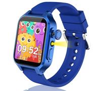 Ruopoem Montre Connectée Enfant 32 Jeux, Montre Enfant Garcon Fille HD Caméra Musique Vidéo Podomètre Livre Audio Réveil, Montre Intelligente EnfantCadeaux Anniversaire pour Filles et Garçons